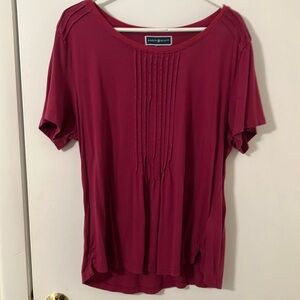 Karen Scott Women's Red Top